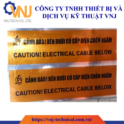 Băng Cảnh Báo Cáp Ngầm Song Ngữ