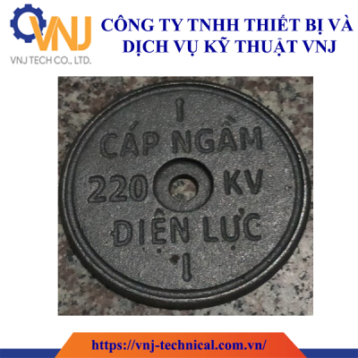 Mốc Cảnh Báo Bằng Gang 220kV
