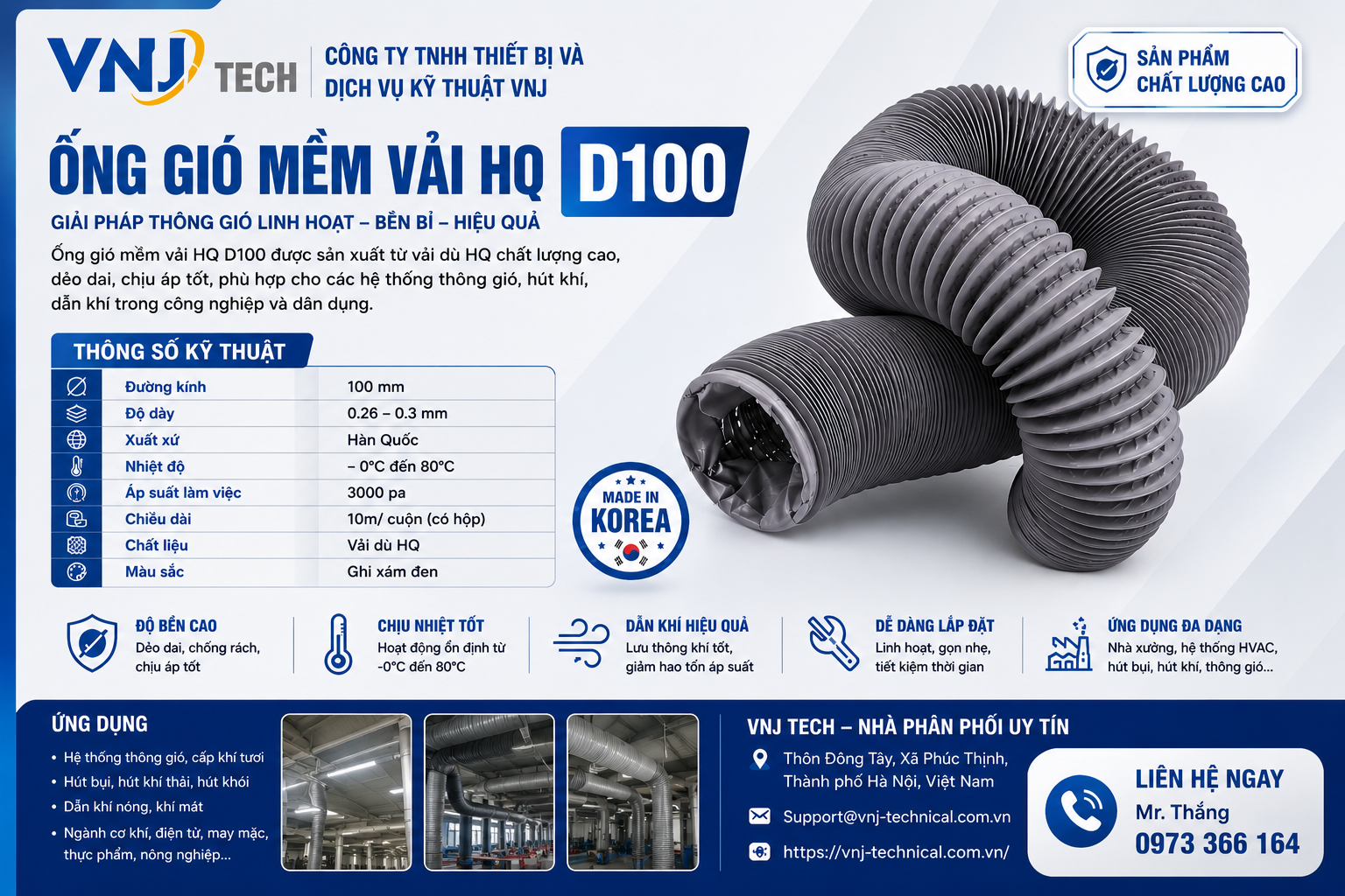 ống-gió-vải-mềm-d100