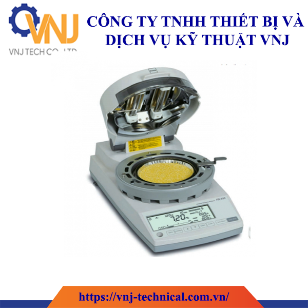 Cân sấy ẩm, phân tích ẩm Kett FD-720