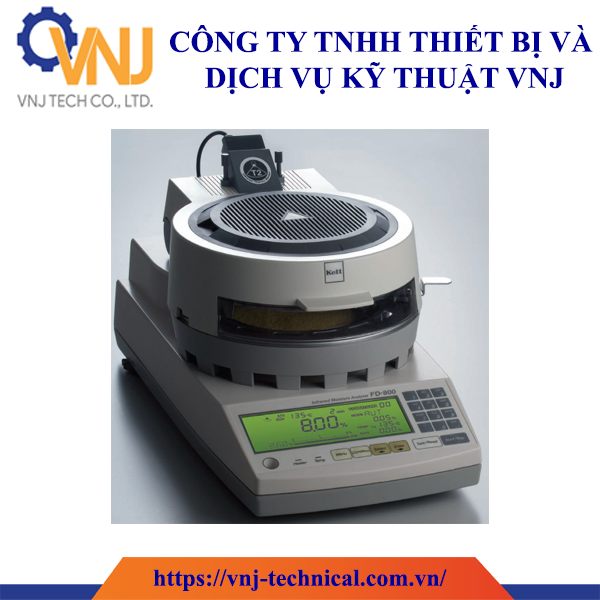 Cân sấy ẩm, phân tích ẩm Kett FD-800