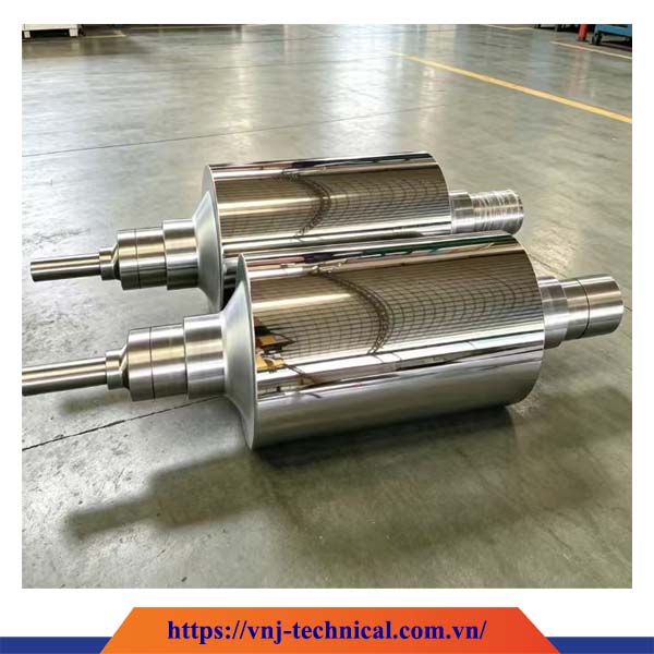 Con Lăn Cán Mạ Crom Gương Cho Màng Và Tấm Nhựa PVC