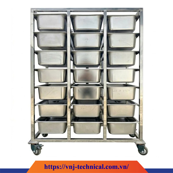 Giá Để Khay Ủ Khô 18 Khay - Inox SUS304 