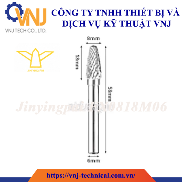 Mũi mài Jinyingpai FX0818M06