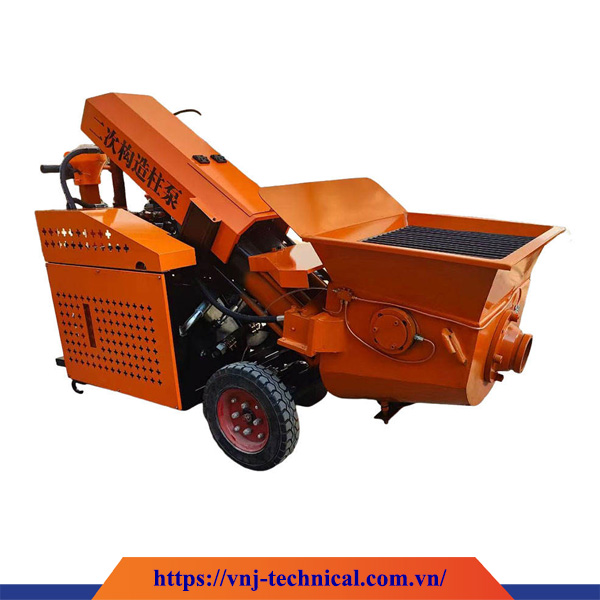 Máy Bơm Vữa Xi Măng Chạy Bằng Dầu Diesel