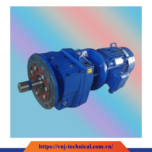  Motor Giảm Tốc Tải Nặng R Mặt Bích Đầu Rời