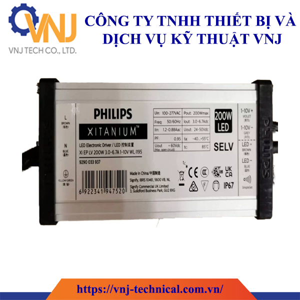 Nguồn Driver LED Philips 200W Xitanium