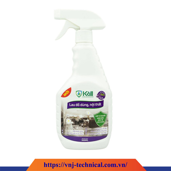 Nước lau nội thất Krill - hương Lavender 