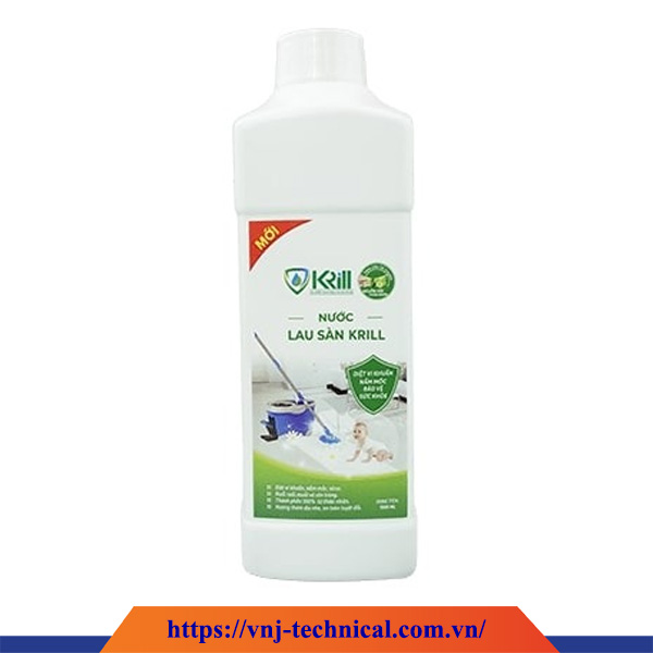 Nước lau sàn nhà thơm Krill - Hương Chanh