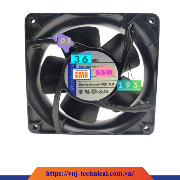 Quạt hướng trục AC ebm‑papst 4650N-465