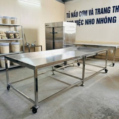 Bàn Trộn Men 50kg - Inox SUS304 