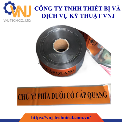 Băng Cảnh Báo Cáp Quang 10cm Cuộn 500m