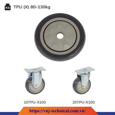 Bánh Xe Đẩy TPU (X)