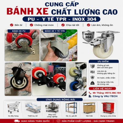 Bánh Xe Đẩy Hàng