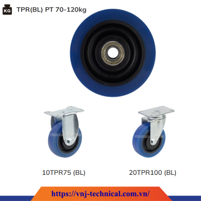 Bánh Xe TPR & TPU Chịu Tải Cao
