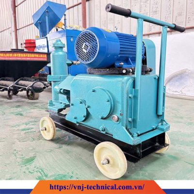 Bơm vữa xi măng piston đơn