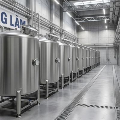 Bồn Lên Men 200kg Gạo Inox 304