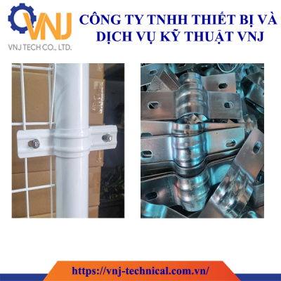 Gia công cột thép hàng rào lưới bao che