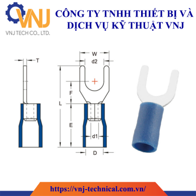 Đầu cos chữ Y bọc nhựa KST