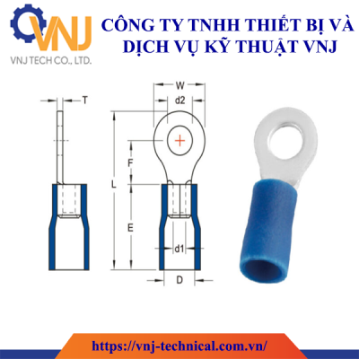 Đầu cos tròn bọc nhựa