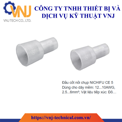 Đầu cốt nối chụp NICHIFU CE 5