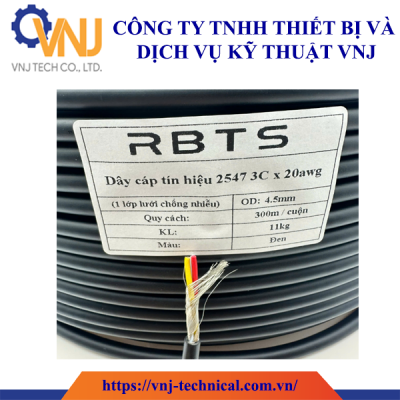 Dây cáp tín hiệu 2547 – 3 lõi x 20AWG 