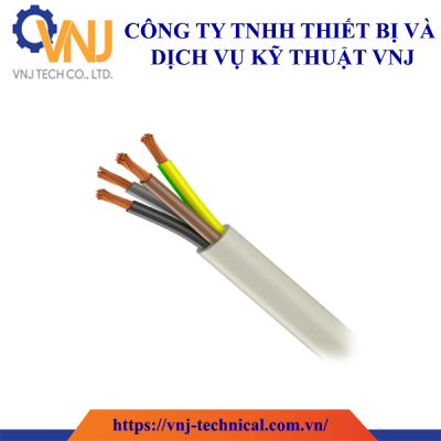 Dây điện 4 lõi Cadisun VCTF-4×2.5mm2–300V, 500V (Xám)