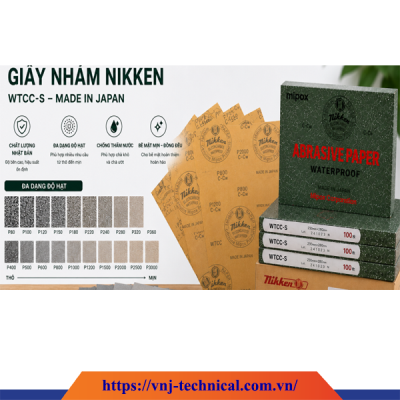 Giấy nhám nước Nikken WTCC