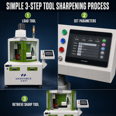 MÁY MÀI DAO CNC TỰ ĐỘNG HOÀN TOÀN NFS-420-C