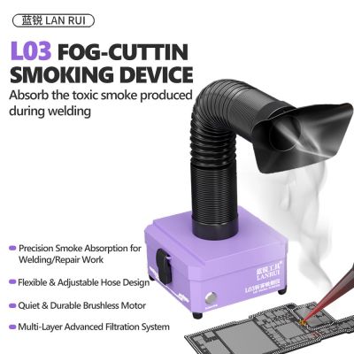 Máy Hút Khói Hàn Lanrui L03 Fog Slayer Cho Sửa Chữa Điện Thoại
