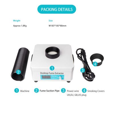 Máy Hút Khói Hàn Chuera 100XP 15W – Bộ Lọc HEPA