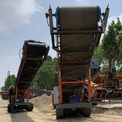 Máy Cào Liệu Băng Tải Cho Bãi Chứa Than Và Cát