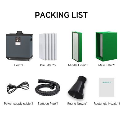 Máy Hút Khói FES200K 200W Hệ Thống Lọc 3 Cấp