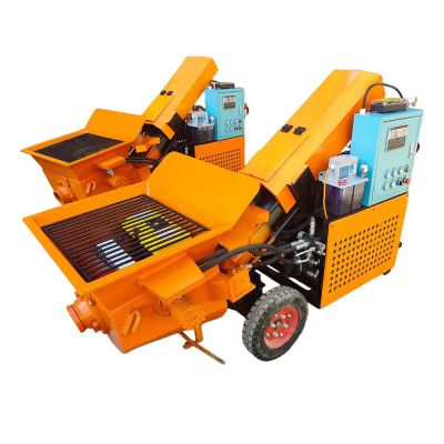 Máy Bơm Vữa Xi Măng Chạy Bằng Dầu Diesel