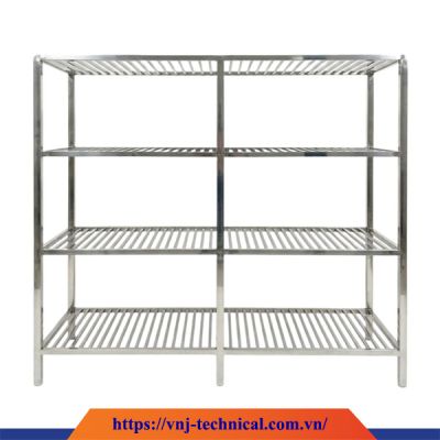 Kệ Giá Nan 4 Tầng - Inox SUS304