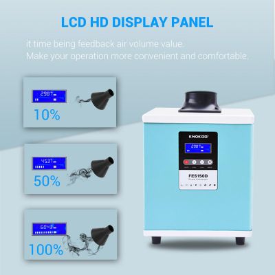 Máy Hút Khói KNOKOO FES150D 150W Màn Hình LCD