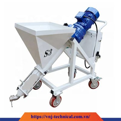 Máy Phun Vữa Thạch Cao Tự Động Chạy Điện
