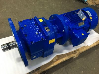  Motor Giảm Tốc Tải Nặng R Mặt Bích Đầu Rời