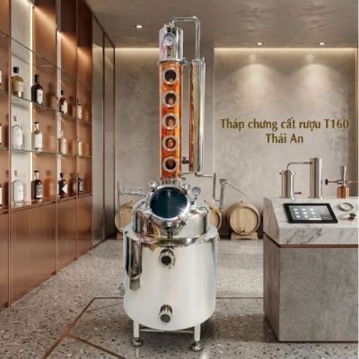 Tháp Chưng Cất Rượu T160 Đồng