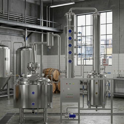 Tháp Chưng Cất Rượu Chân Không TA500