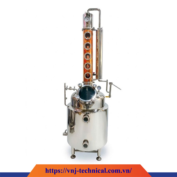 Tháp Chưng Cất Rượu T160 Đồng